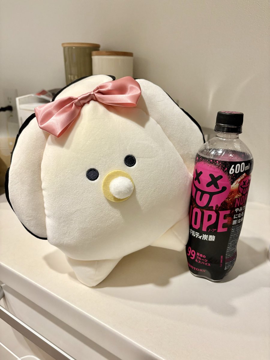 炭酸ミックスジュースって感じ？
桃強め！
 #つぶらな瞳のなまがき
