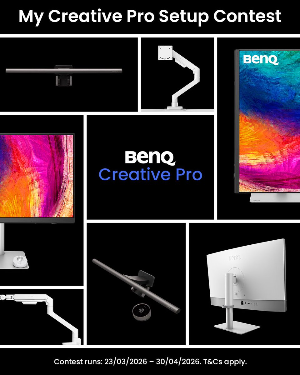 HugosDesk's tweet image. Extended deadline! Now until 31st of May! BenQ Creative Pro is currently having a design contest with some amazing prizes. This is your chance to win a brand new BenQ monitor! Good luck! More info here: benq.eu/en-eu/campaign…

#Art #BenQ #VFX #CGI #MyCreativeProSetup