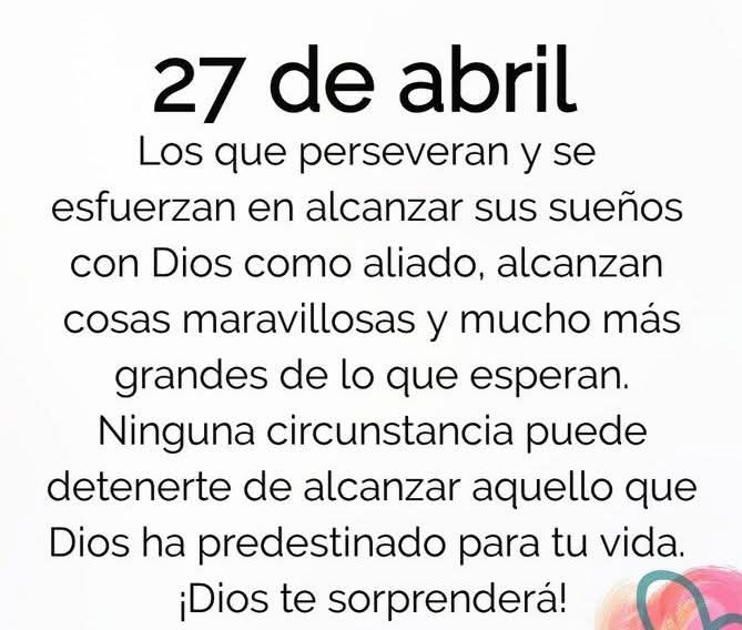 Buenos Días 🌄 
Bendecida Semana 🙏 
A Darle 💪👷💯 
Excelente Lunes Para Todos 🙌✨