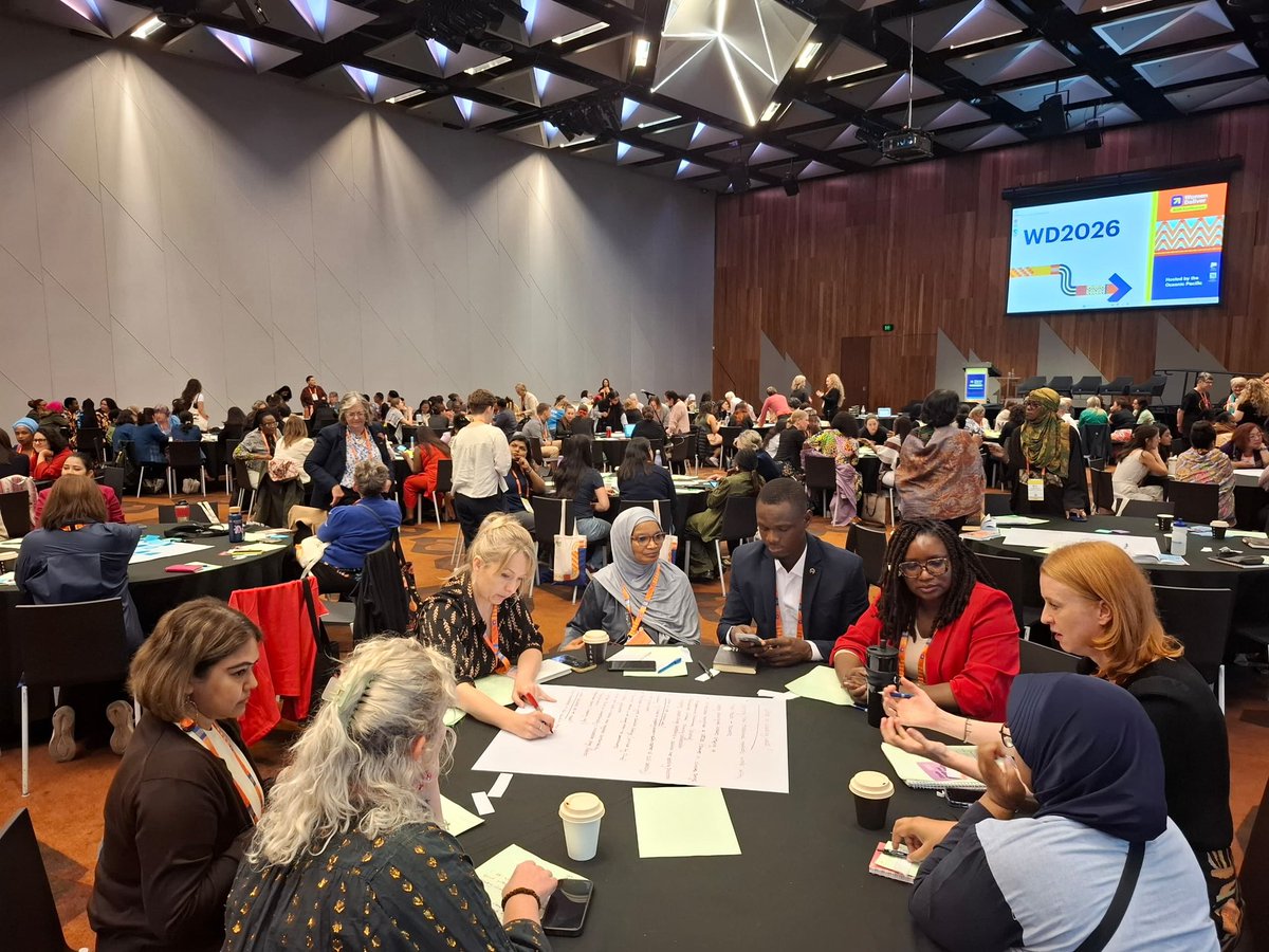 CCSImpact's tweet photo. Climate adaptation is happening daily around us where communities are already shifting and innovating in response to the changes around us. 

The session on climate, culture, and communities at Women Deliver 2026 Conference emphasized that climate adaptation is deeply rooted in lived experiences, especially for frontline communities.

Global actors must shift from imposing solutions to listening to local voices, resourcing, and amplifying local strategies.

#WD2026 #ClimateAdaptation