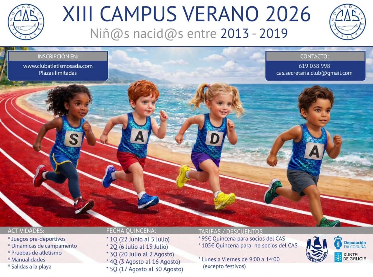 Club Atletismo Sada tweet media