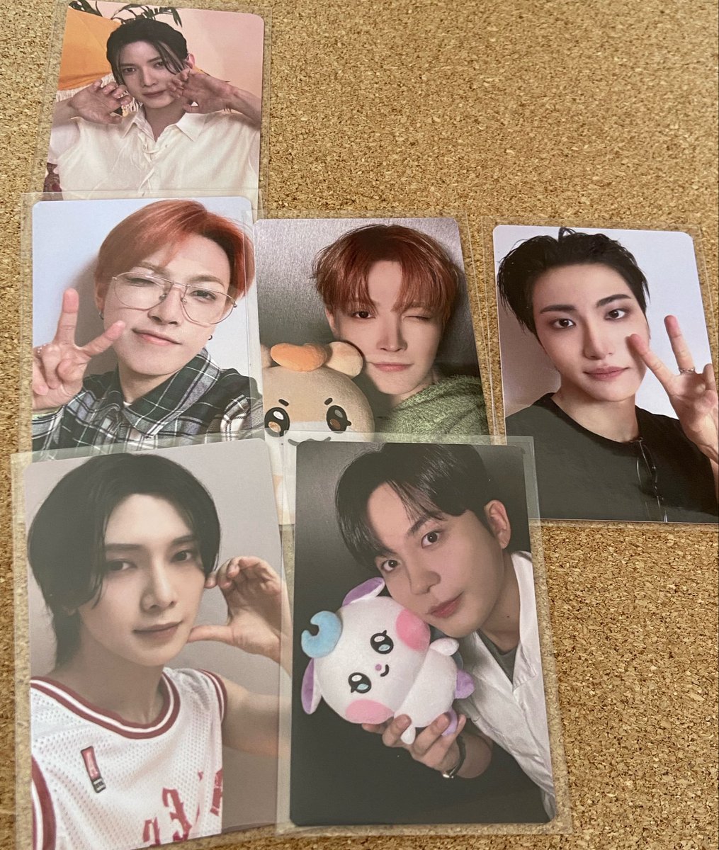 THE08jin's tweet photo. ATEEZ アチズ LINE FRIENDS Mighteez ラントレトレカ 交換 特典

譲:ホンジュン、ソンファ、ヨサン、ジョンホ、特典ヨサン

求:同種特典 ソンファ
異種ウヨン>ソンファ

全て自引き分です。
ポップアップ系などとの交換を希望しております。未所持でしたらなんでも検討致します。

郵送希望📮 https://t.co/TuABwQLSRr