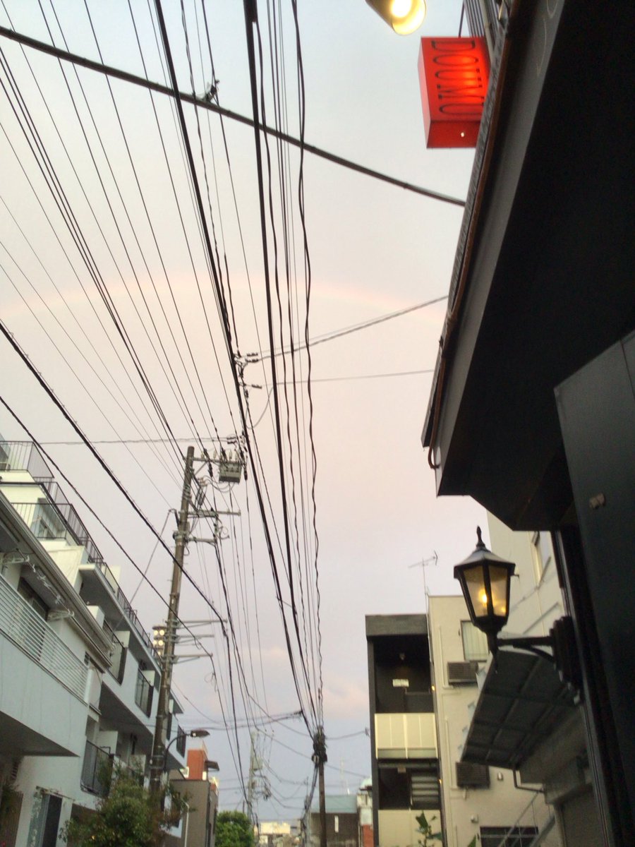 doumuprint's tweet photo. 雨上がりの工房🌈
#虹 https://t.co/sfTdwchFOz
