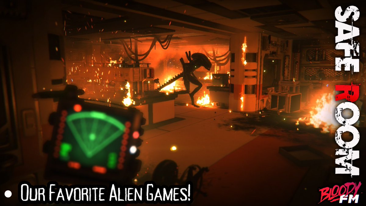 SafeRoomPod's tweet photo. To celebrate Alien Day, Neil &amp; @NotFunnyJ share their favorite Alien games, and speculate about Alien: Isolation 2!
🍎: https://t.co/ofzJrYtbNj
🟢: https://t.co/zOz21yCqQG https://t.co/jPHJdEQxaV
