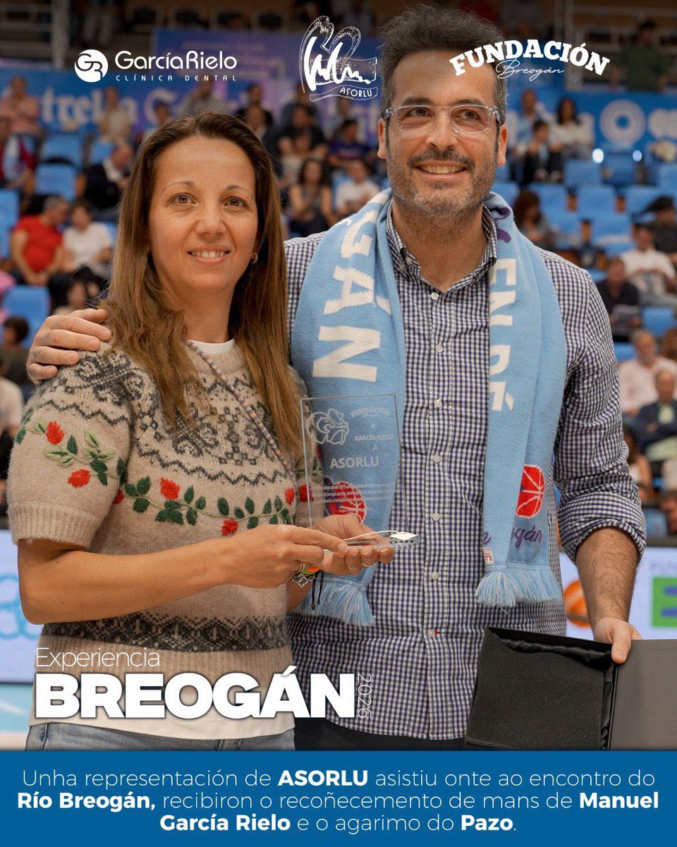 Fund_Breogan's tweet photo. Rematamos a semana da #ExperienciaBreogán con ASORLU no Pazo dos Deportes, da man da @GarciaRielo.
Desfrutaron da vitoria do Río Breogán e recibiron un recoñecemento ao seu labor 💙
Parabéns por tantos anos de compromiso!
https://t.co/3UKiAKVeXd https://t.co/MkbMydIKCM