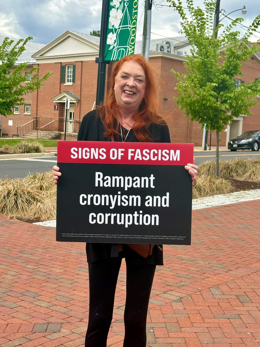 Jrussellforhire's tweet image. The next Signs of Fascism rally will take place in Edinburg on Wednesday (4/29) at noon. 

We will be at the intersection of Route 11 and Rt 185, where Sal’s and Murray’s Fly Shop are located. 

#resist. #signsoffascism #goodtrouble 
#ShenandoahCountyDemocrats