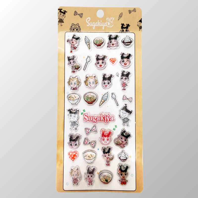 スガキヤ ぷくぷくシール 再入荷🍜✨ 公式オンラインストアで 販売