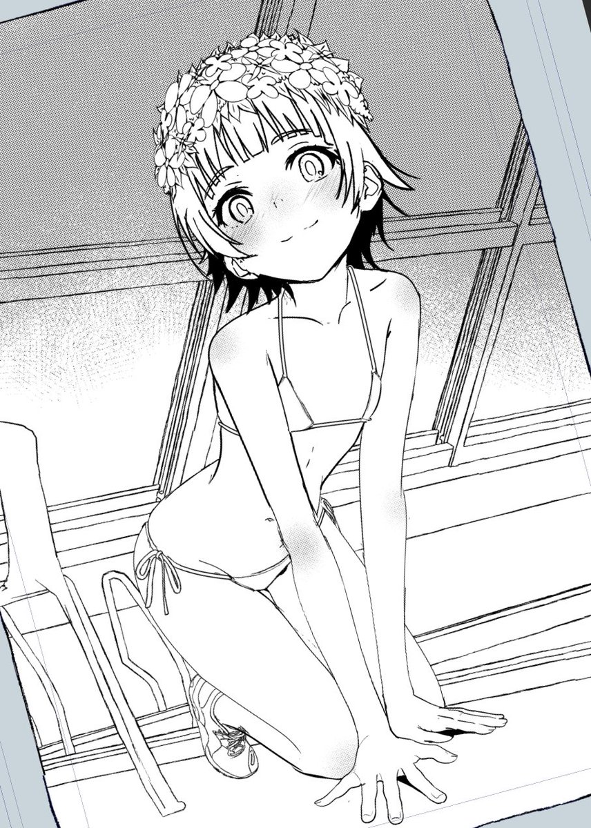 #なんの脈絡もなく水着イラストを再掲して最近フォローしてくれたフォロワーを怖がらせましょう
COMIC1☆28会場限定本描いています。折れば本。最低でも4枚描き下ろしが載せられたら…。 