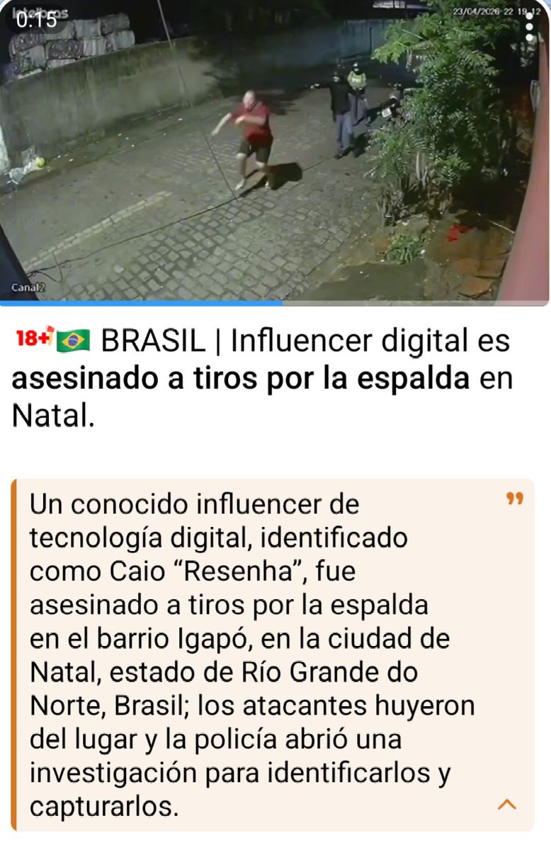 und0tt3d's tweet image. ⚠️🔞 Veig notícies així d'Hispanoamèrica, CADA DIA, però a #Catalunya continuem deixant entrar aquesta xusma que –com els Magrebins i Subsaharians– només entenen la vida per mitjà de la #violència i la #delinqüència, i no saben viure en una societat civilitzada! 
#SalvemCatalunya