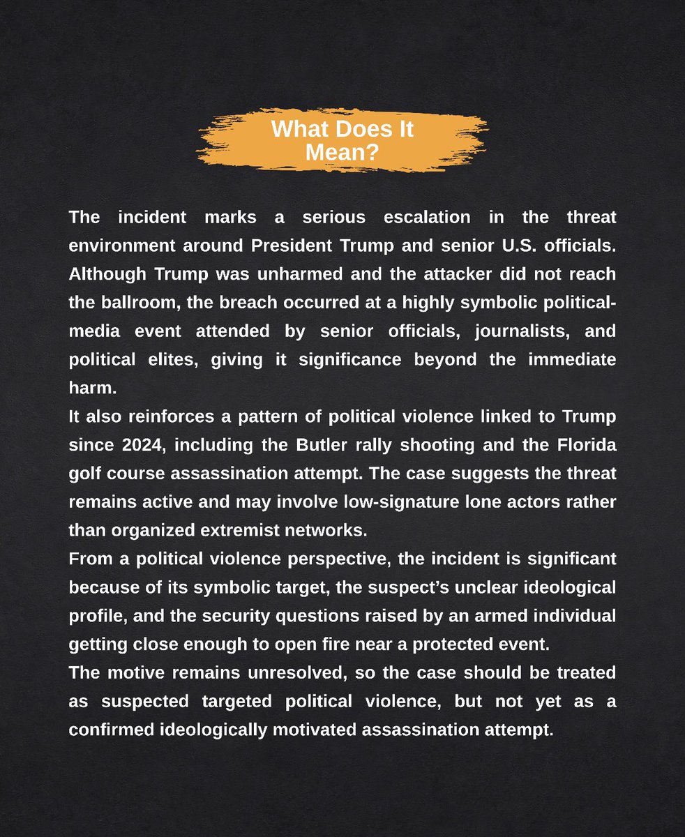 RemarksOPV's tweet photo. Political violence in the United States is no longer confined to a single ideological current. The threat is increasingly distributed across lone actors, networks, and extremist currents from different ideological backgrounds.

Our latest Remarks OPV 
#trump #unitedstates https://t.co/IzkVkIXEWE