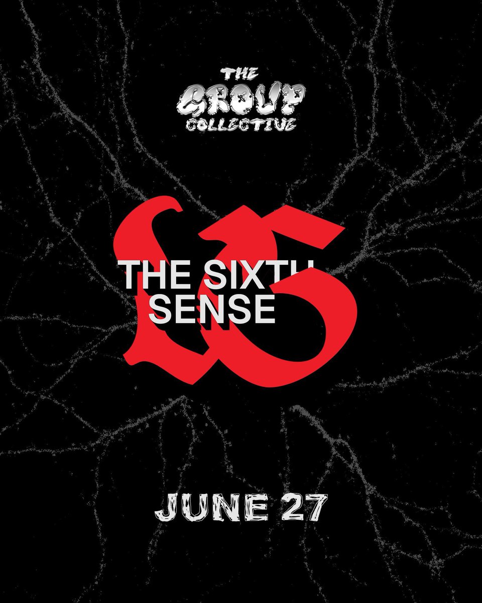 94AndKingingPR's tweet photo. V6 - The Sixth Sense @GRP_Collective 
27th June, 2026 

Don’t be told, be there!! 🔥❤️ https://t.co/MAmQw6MS1Z
