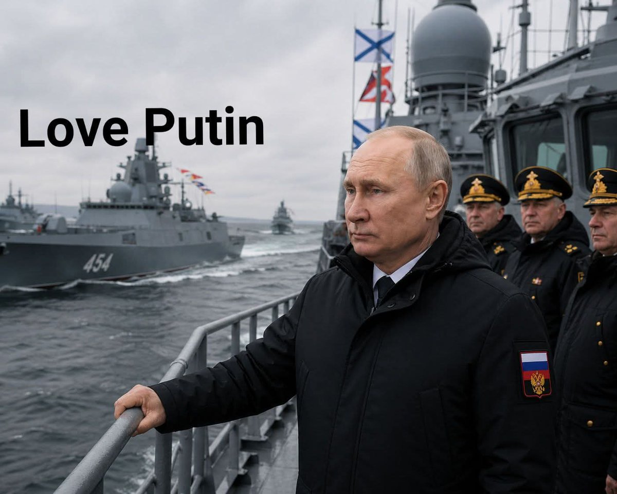 AmariaPanzetta's tweet image. @KremlinRussia_E #PUTIN 
Amid the cold and challenging seas, Vladimir Putin stands firm alongside his naval forces. Determination, courage, and unwavering leadership reflect the strength of a nation.

#Leadership #Strength #Russia #MilitaryPower