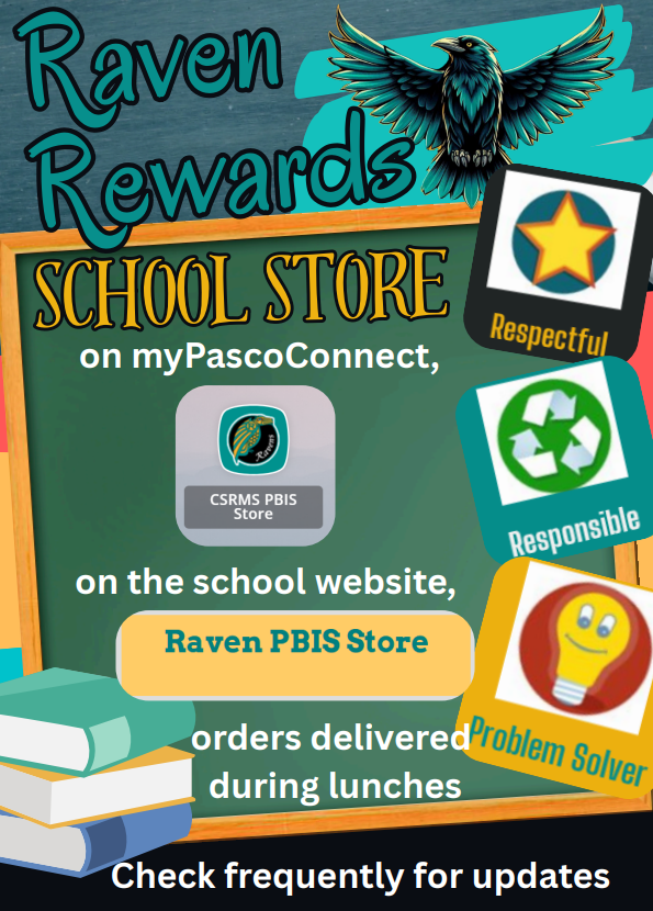 rushemiddle's tweet photo. Don’t forget to spend your Raven Rewards at the school store! 🎉
All Raven Rewards will be cleared out at the end of the year, so make sure you use them while you can.

Fuel the Fire, Fly Higher! 🔥🐦‍⬛
#RusheNation #RavensFueltheFire #Soar2Success  
https://t.co/T3wdnVf4xo https://t.co/MmGAYZG42J