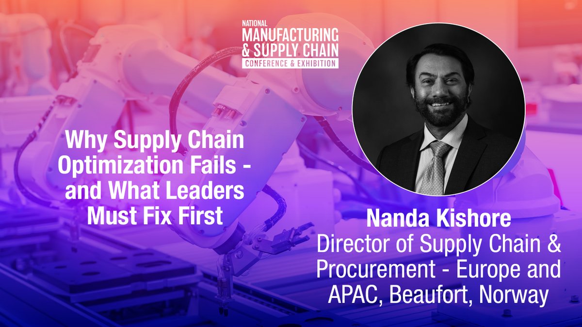 Manufacturing & Supply Chain Expo tweet media