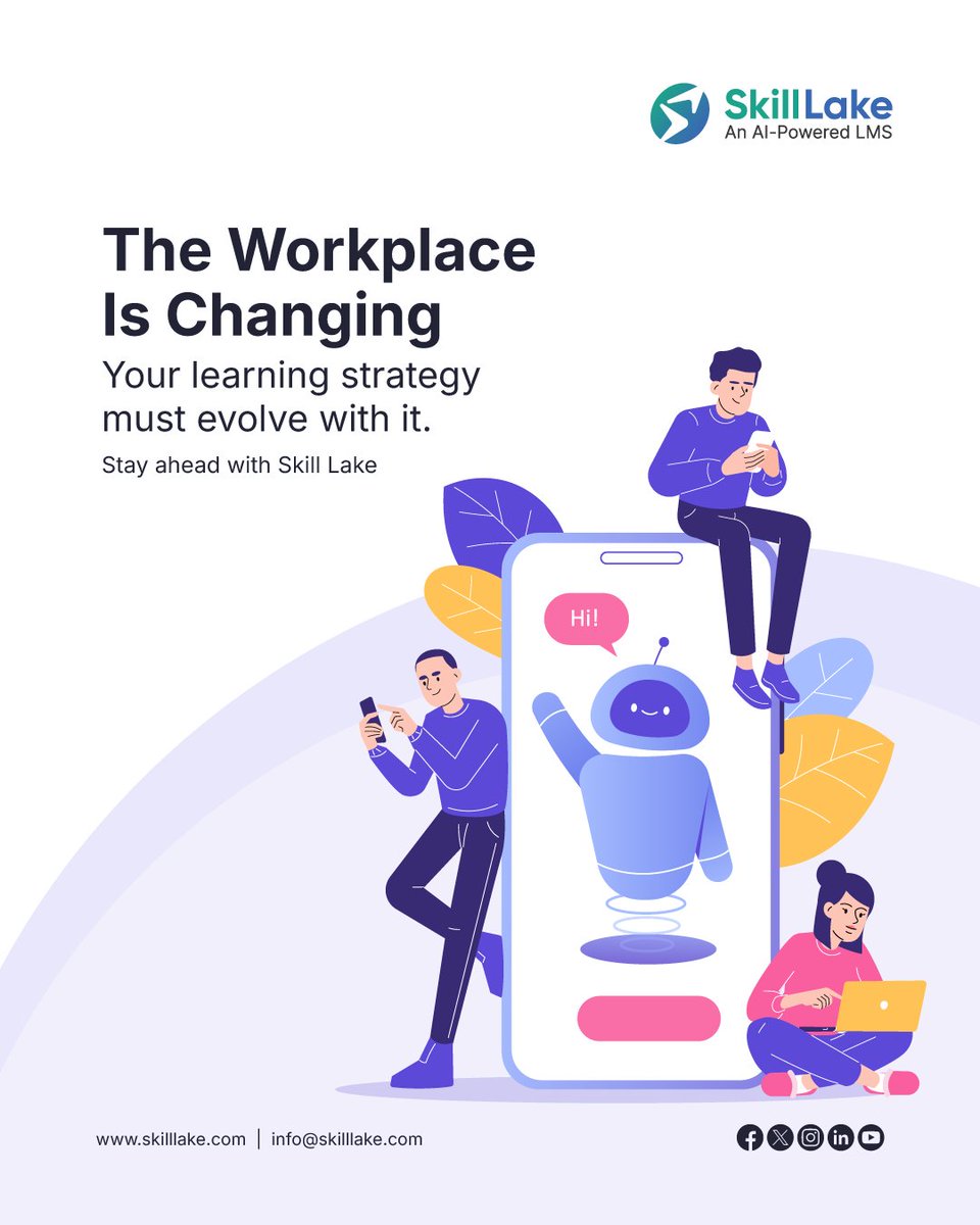 skilllakelms's tweet image. Work is changing fast. Learning should too.

Skill Lake brings AI-powered, personalized learning to build future-ready teams.

🔗 skilllake.com

#skilllake #FutureOfWork #AIPowered