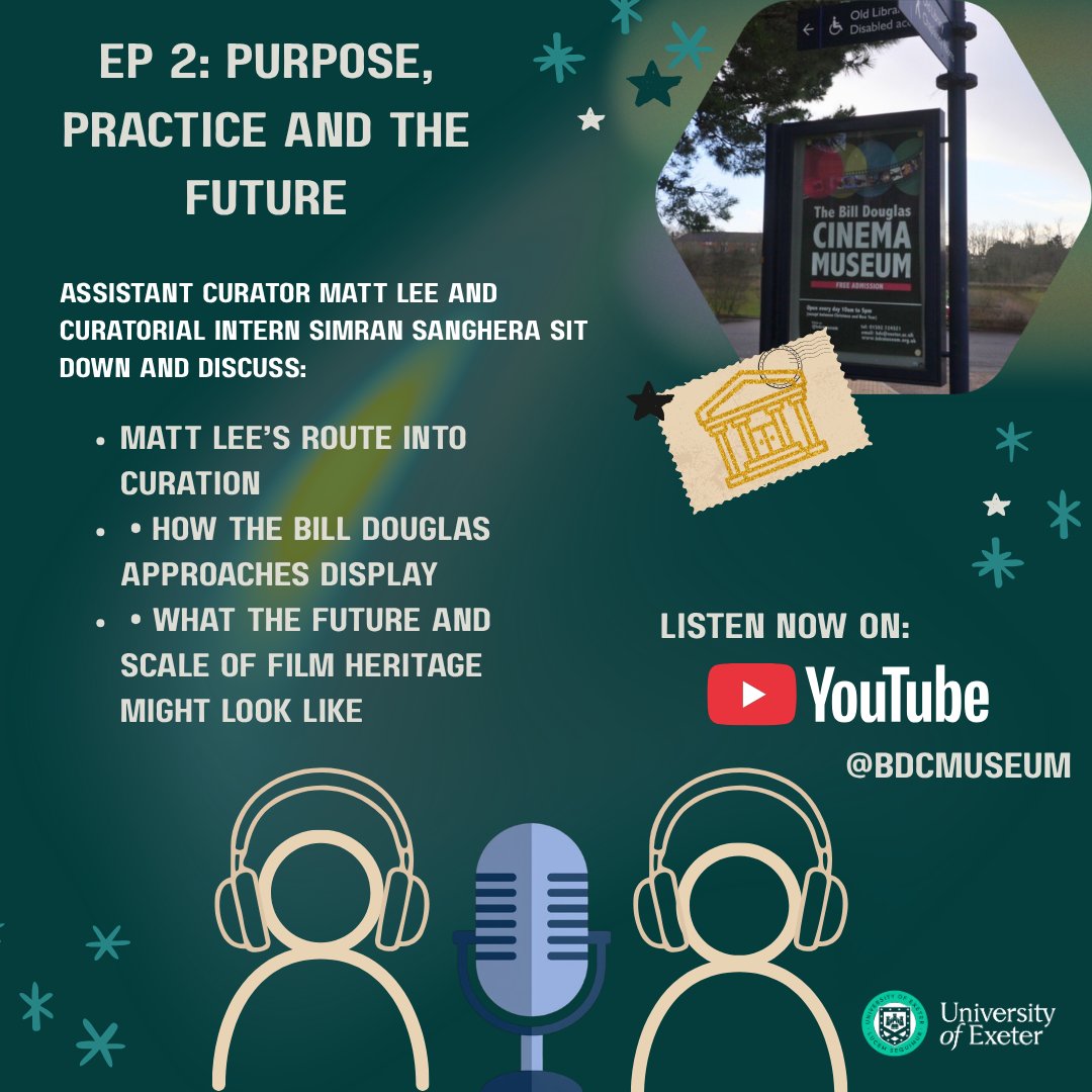 bdcmuseum's tweet image. 🎧 Episode 2 of our latest #podcast is here!

Listen here to our intern, Simran, &amp;amp; Assistant Curator Matt Lee discussing how #cinema #museums stay relevant, how curatorial choices shape what audiences remember &amp;amp; why our museum remains so important in 2026:
youtube.com/watch?v=Nnl2Eo…