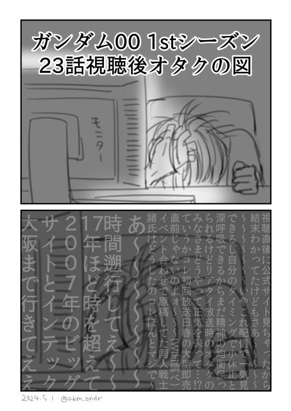 別垢にあげてた当時の絵日記