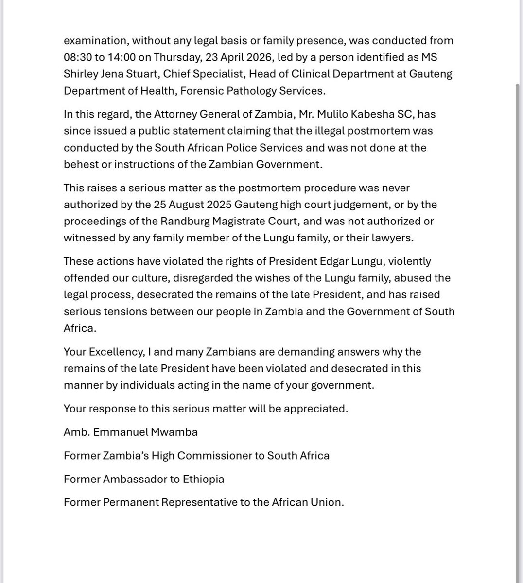 Hopewell Chin’ono tweet media