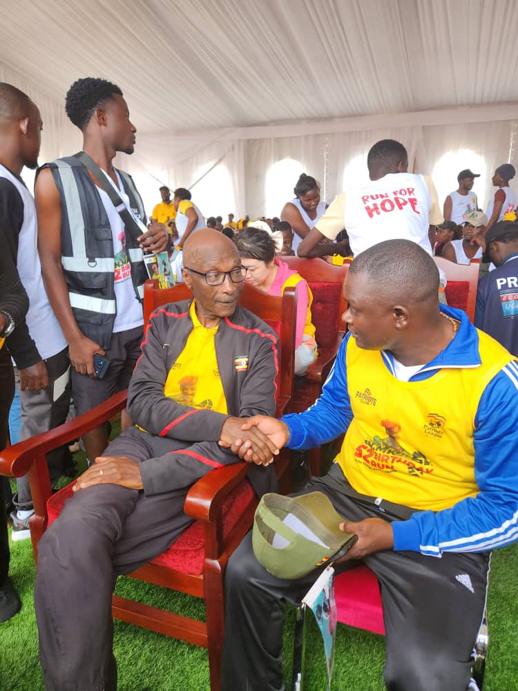 enocksembalirwa's tweet image. Yesterday the next EALA MP, Hon @eembabu joined a thousands of Loyal Patriots at Kololo Ceremonial grounds for MK RUN.
#Run for Charity.
Viva @Mkainerugaba_