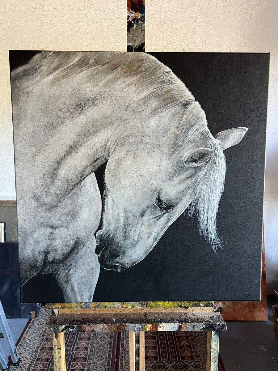 Tonys_Ponies's tweet photo. 70cm x 70cm acrylic on linen .. around 96.5% complete.. but I’m pretty happy with how it’s turning out so far .. 🙂👌🏻 https://t.co/5fAKt4uNse