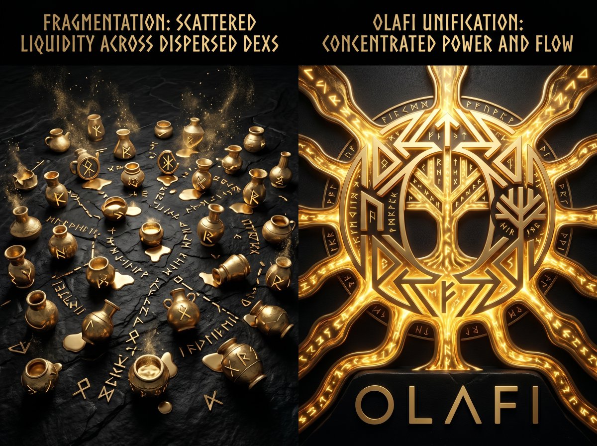 OLAFI_official's tweet image. DEX wars taught us something:

Liquidity fragmentation kills efficiency.

When trading is spread across 50 DEXs, nobody wins.

OLAFI unifies. One hub. Multiple chains.

Not scattered. Consolidated.

#OLAFI #DeFi #Efficiency