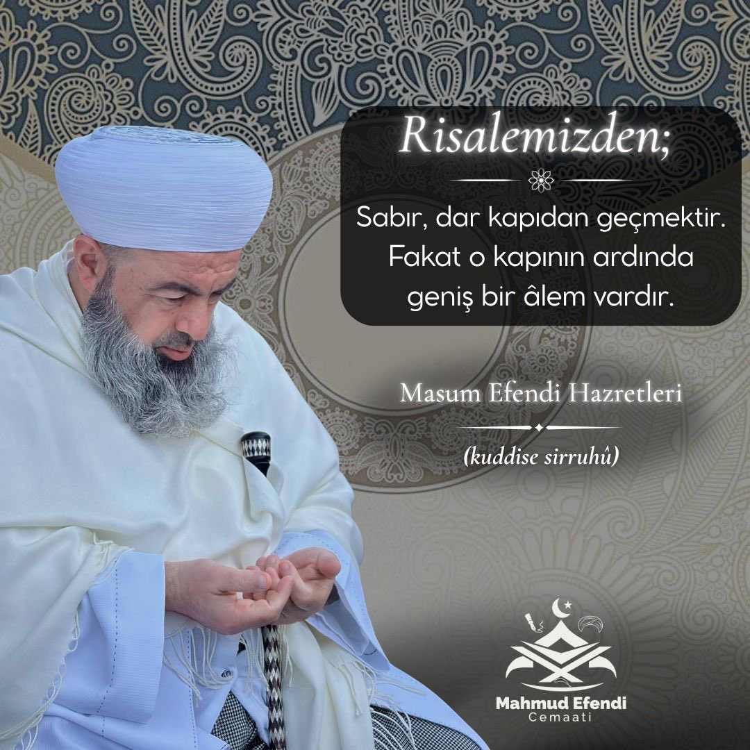 Sultanımız MasumEfendi ile risale dersimizden