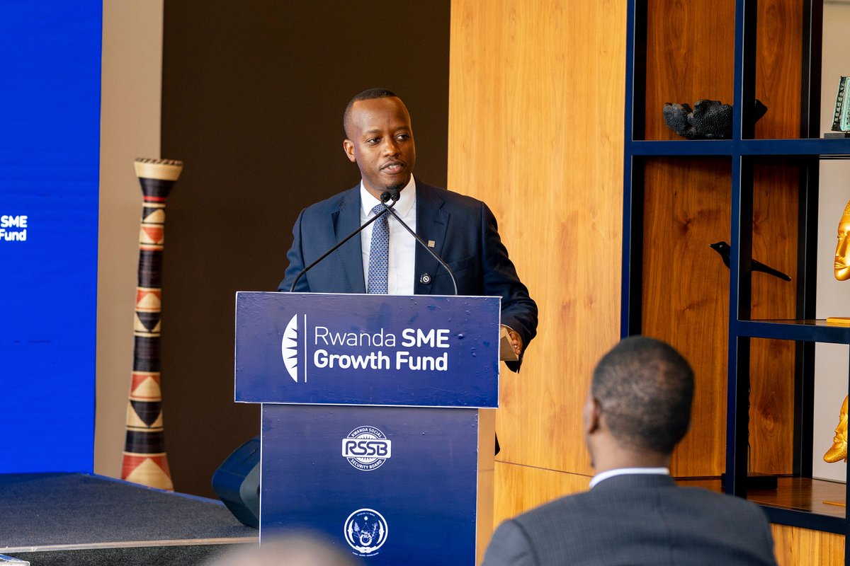 RSSB_Rwanda's tweet photo. Speaking at the announcement of the Fund, RSSB CEO, @Regis_Rugema, noted that Rwanda has set ambitious targets to become a high-income nation by 2050. RSSB is fully committed to supporting the realization of this vision by aligning its capital allocation strategies with the key pillars and priority sectors outlined in the Vision 2050 blueprint.

With the National Strategy for Transformation (NST2), a five-year government program currently under implementation with a central focus on private sector-led growth, the Rwanda SME Growth Fund is a timely initiative that will support the Economic Transformation pillar.