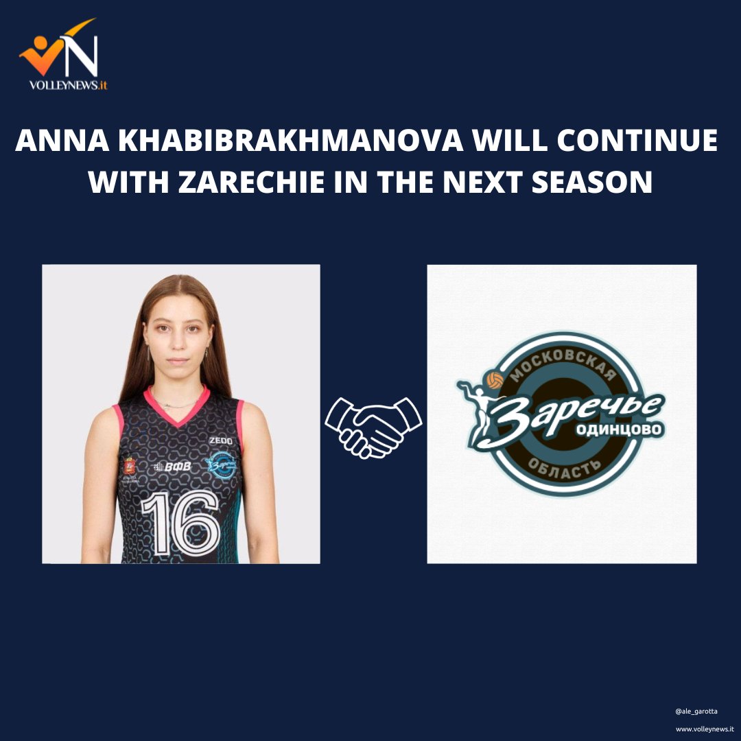 🚨 DONE DEALS - Kseniia #Kupryashkina, Anastasiia #Manzhosova and Anna #Khabibrakhmanova will play for Zarechie Odintsovo in the 2026-2027 season. #volleymercato

#VolleyNews
