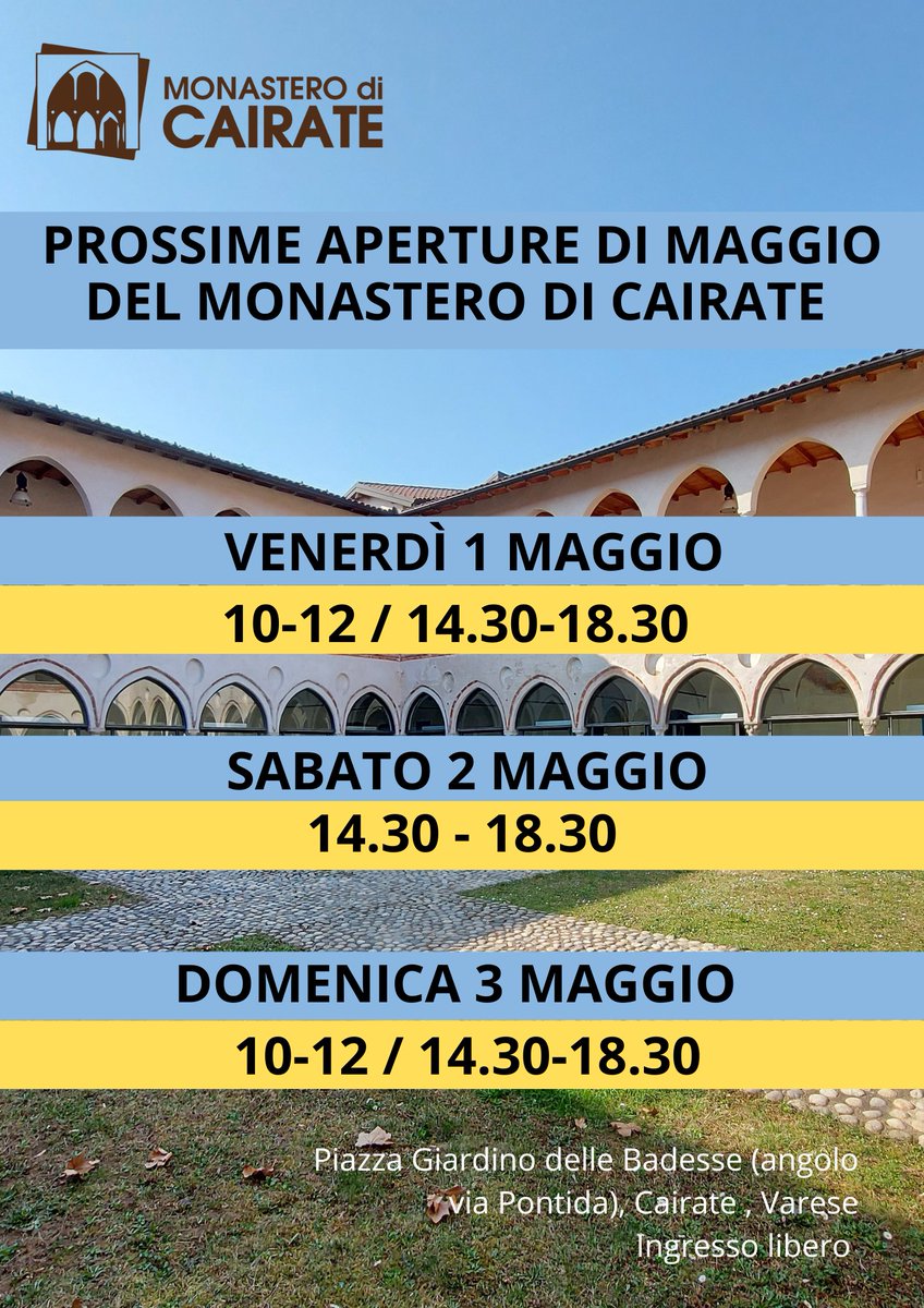 ProLocoCairate's tweet photo. Vi aspettiamo 
Ingresso libero https://t.co/GOAMKNHWBd