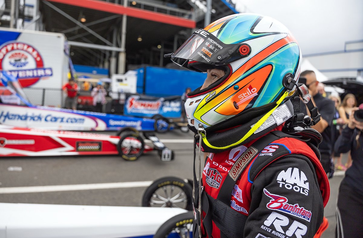LeahPruett_TF's tweet image. Qualified second and took the @Dodge #DirectConnection Top Fuel dragster to the final round of the @nhra #4WideNats. A good weekend for @tsrnitro overall, but now it's time to pack it all up and head south to #Valdosta for the #SouthernNats!