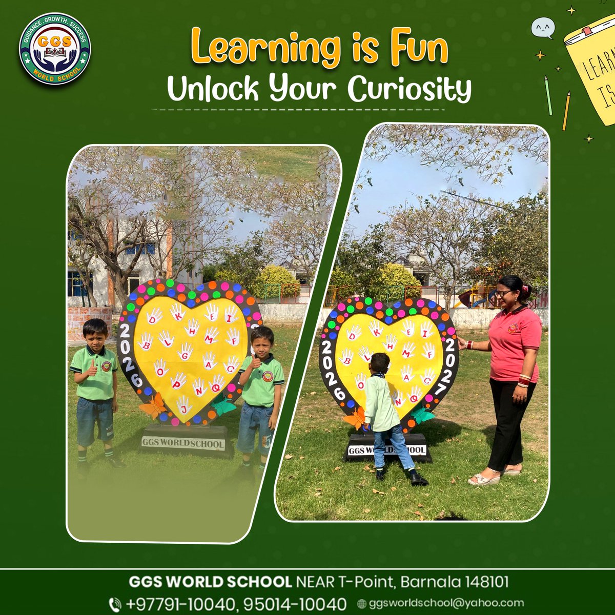GSworldschool's tweet image. Fun learning, happy kids at GGS World School! 🤩📚
 Playful activities and creativity help build strong foundations in a joyful way. 🌈✨

#LearningIsFun #GGSWorldSchool #HappyLearning #EarlyEducation #PlayWayMethod #LittleLearners #FunLearning