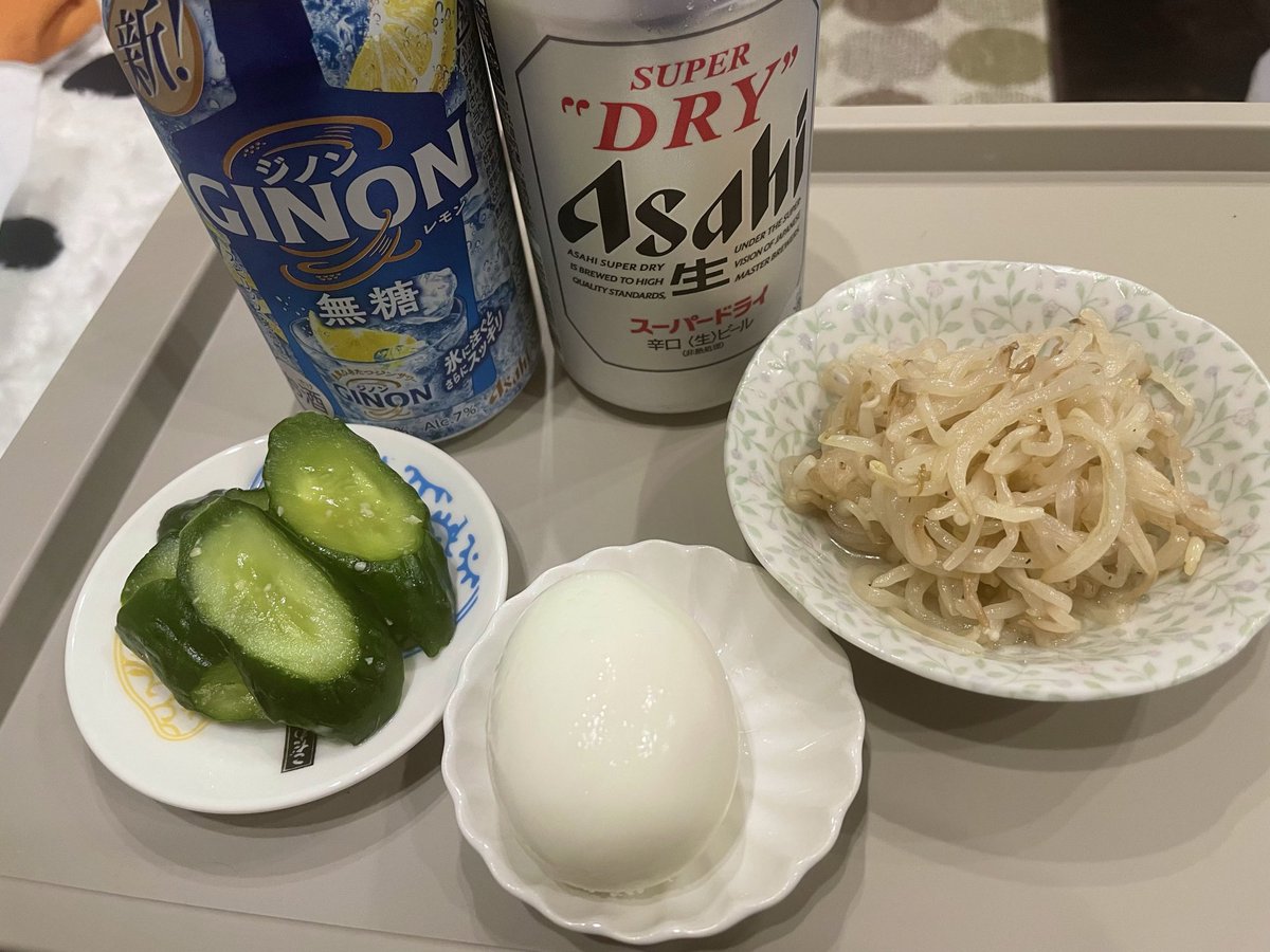 きゅうりのわさび漬けうまーい🥒🍻