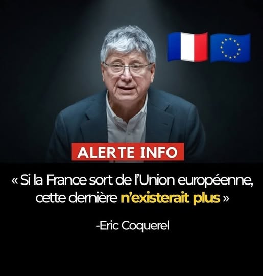 Mapi421's tweet image. « Si la France sort de l’Union européenne, cette dernière n’existerait plus » #EricCoquerel
En revanche #LFI ne devrait plus exister !