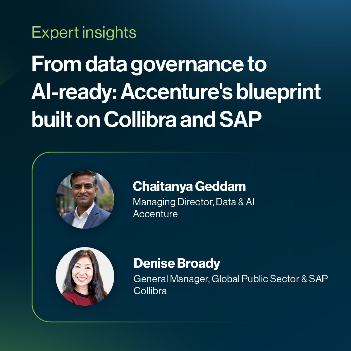 collibra's tweet image. The road to #AI innovation is paved with trusted #data. We're heading to #SAP Sapphire in #Orlando and #Madrid to help you build that foundation. 🌍

Connect with us:
ow.ly/3KSm50YO2cL

ow.ly/BK3250YO2cQ