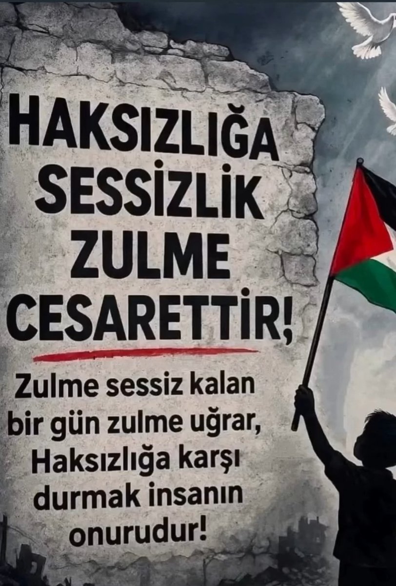 Hamidiyeli3232's tweet image. Bir halk direniyor, dünya izliyor… 👀
Ama tarih izleyenleri değil, harekete geçenleri yazacak! ✊🔥

🛑 SİYONİZME DUR DE 🇵🇸
🌍 #IsraelIsAGlobalPeaceThreat
       #Freepalestine #Pazartesi 
       #SonDakika  #BoykotaDevam