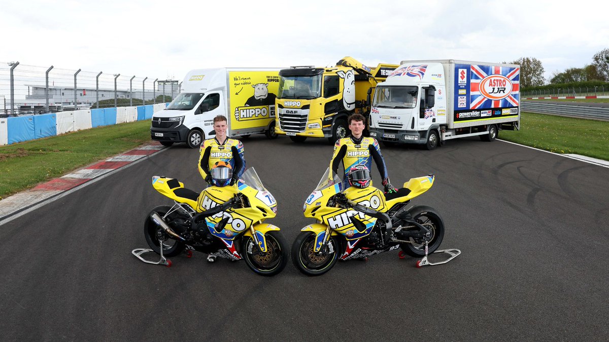 HIPPOWASTE's tweet photo. The 2026 British Superbikes season kicks off tomorrow 🏁

As proud sponsors of Astro JJR HIPPO Suzuki we cannot wait to see them on the grid.

Following the season? Head over to our trade channel for all the latest updates 👉 @hippowastetrade https://t.co/NianQr2G0f