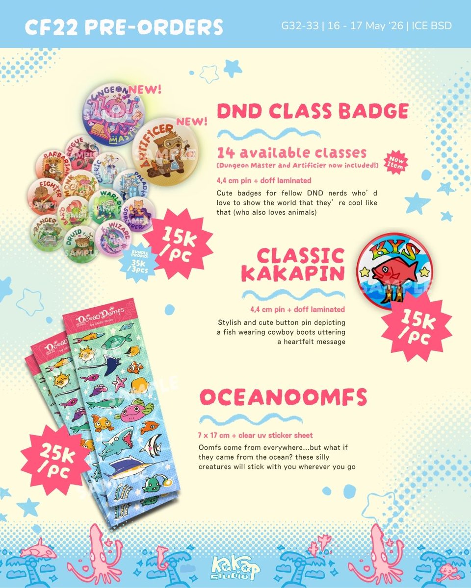 kakap studio 🐟🦵CF22 @ G32-33 tweet media