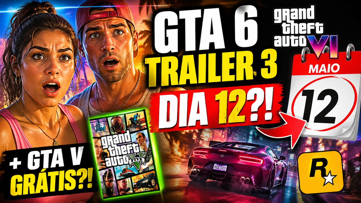 🚨 Ninguém percebeu isso sobre a Rockstar…
Esse padrão pode indicar o GTA 6 TRAILER 3 e até GTA V GRÁTIS 😳
Expliquei tudo no vídeo — vale MUITO a pena ver:
👉 youtube.com/watch?v=MvFp79…