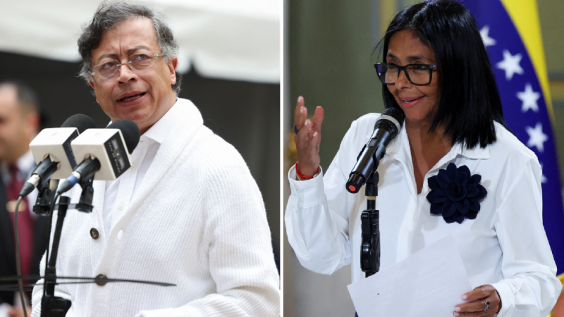 Horadelaverdad's tweet photo. #ENVIVO "Gustavo Petro volvió de la cumbre progresista en Barcelona —junto a líderes de izquierda— y luego se reunió con Delcy Rodríguez en Caracas para hablar de cooperación en seguridad y otros temas .

Pero mientras no hubo claridad sobre elecciones ni transición en Venezuela, crecen las dudas: más discurso internacional y reuniones políticas, pero sin resultados concretos frente a la crisis en la región." @PenaEsclusa 

¡Conéctese!

Escúchenos en:
YT
https://t.co/04WEUHffNW