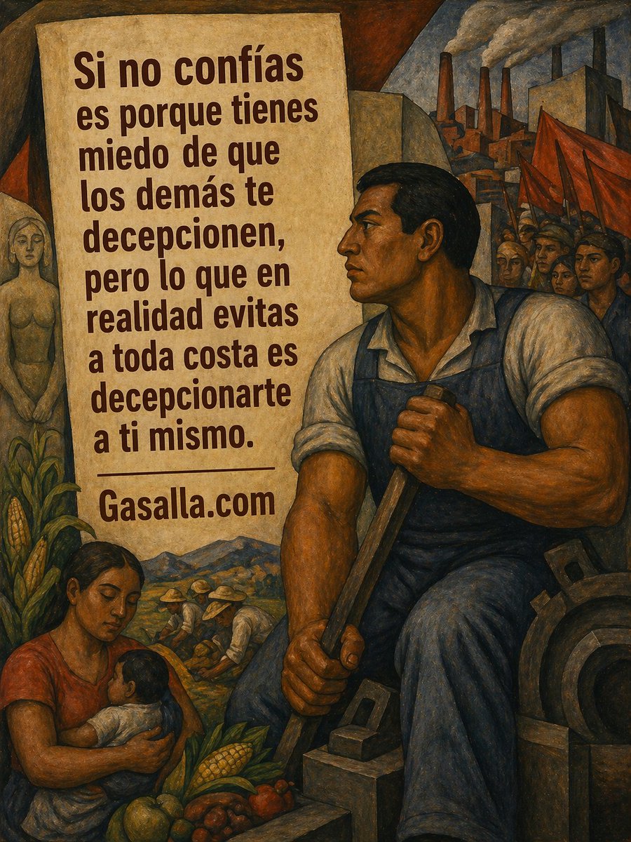 JoseMGasalla's tweet image. Si no confías es porque tienes miedo de que los demás te decepcionen, pero lo que en realidad evitas a toda costa es decepcionarte a ti mismo. gasalla.com #confianza