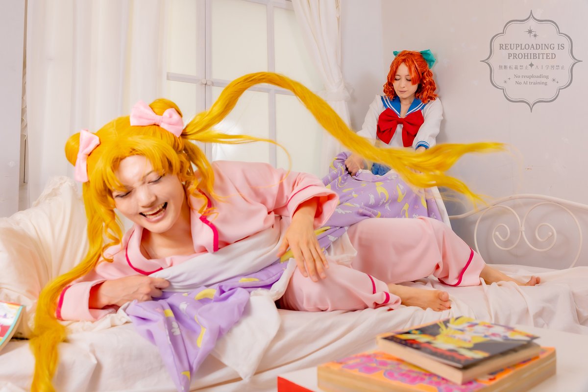うさこ様オーダー分 🌙うさなる～日常～🌙 うさぎ～迎えに来たわよ、起きなさい う～ん