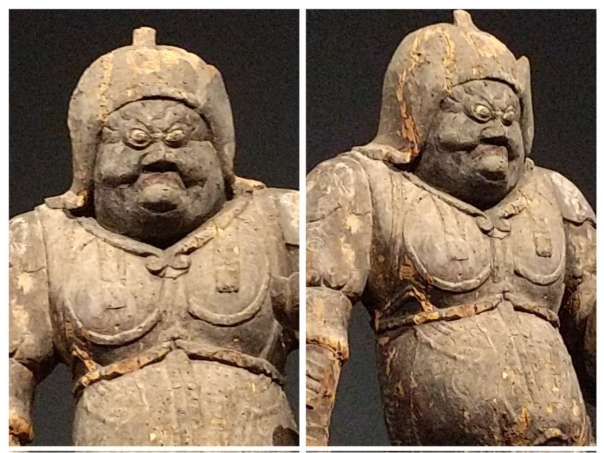 そしてもう1つ、今回の東博彫刻常設、福島県・勝常寺の広目天立像(重文