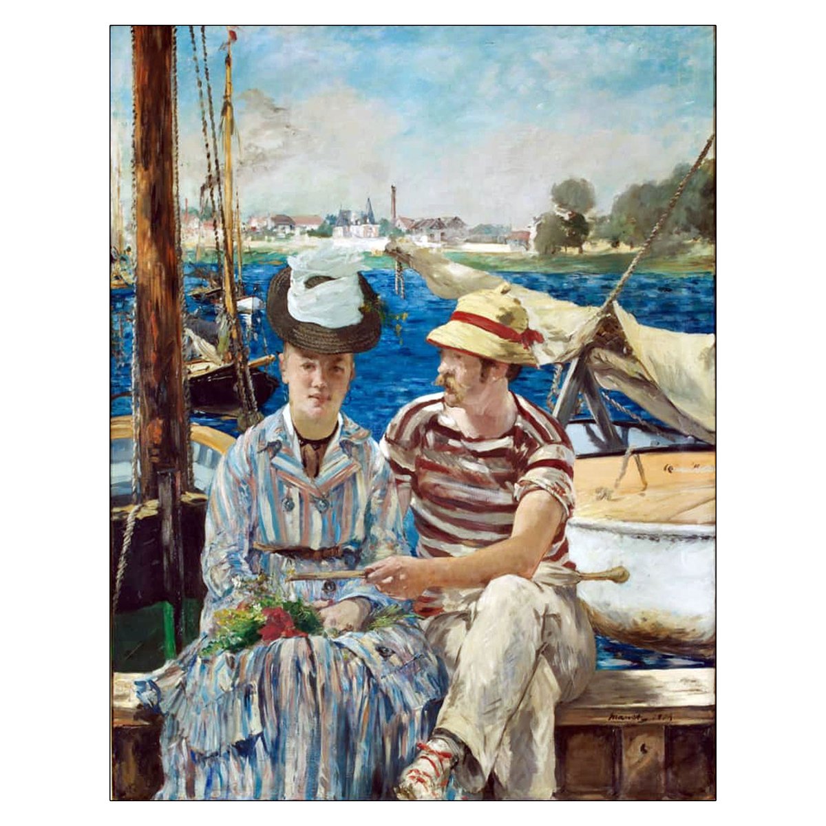 pohoartist's tweet image. Art Inspiration For Today: Argenteuil by Édouard Manet (French), oil on canvas, genre: Impressionism, 1874
(Musée des Beaux-Arts, Tournai, Belgium)
#argenteuil #edouardmanet #artinspiration #artonx