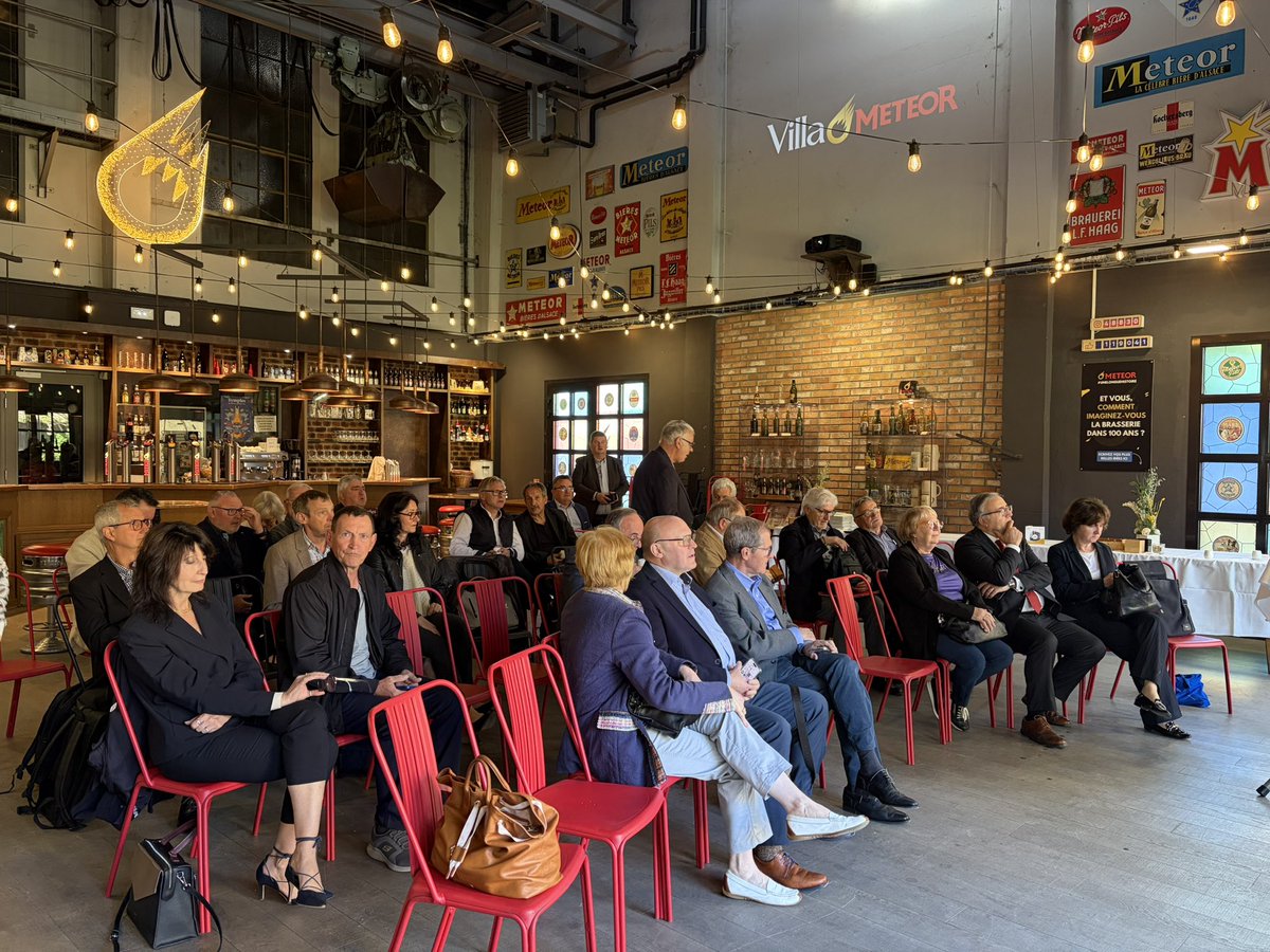 AG2R LA MONDIALE en Alsace à la Villa Meteor, avec présentation de la brasserie et de son modèle durable.
Le groupe a exposé ses résultats et sa stratégie de développement dans un contexte économique exigeant.
La Fondation pour la Vitalité Artistique a également été mise en avant