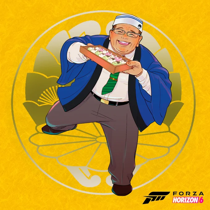 Fancy a sweet?

Mr. Hot Bun Man is an art commissioned for a mural in @forzahorizonofficial . He was inspired by Jumangoku Manju, a traditional Japanese sweet and local specialty of Gyoda City in Saitama Prefecture.

30 days to see him in-game! 🔥

#japanawaits #forzahorizon6 