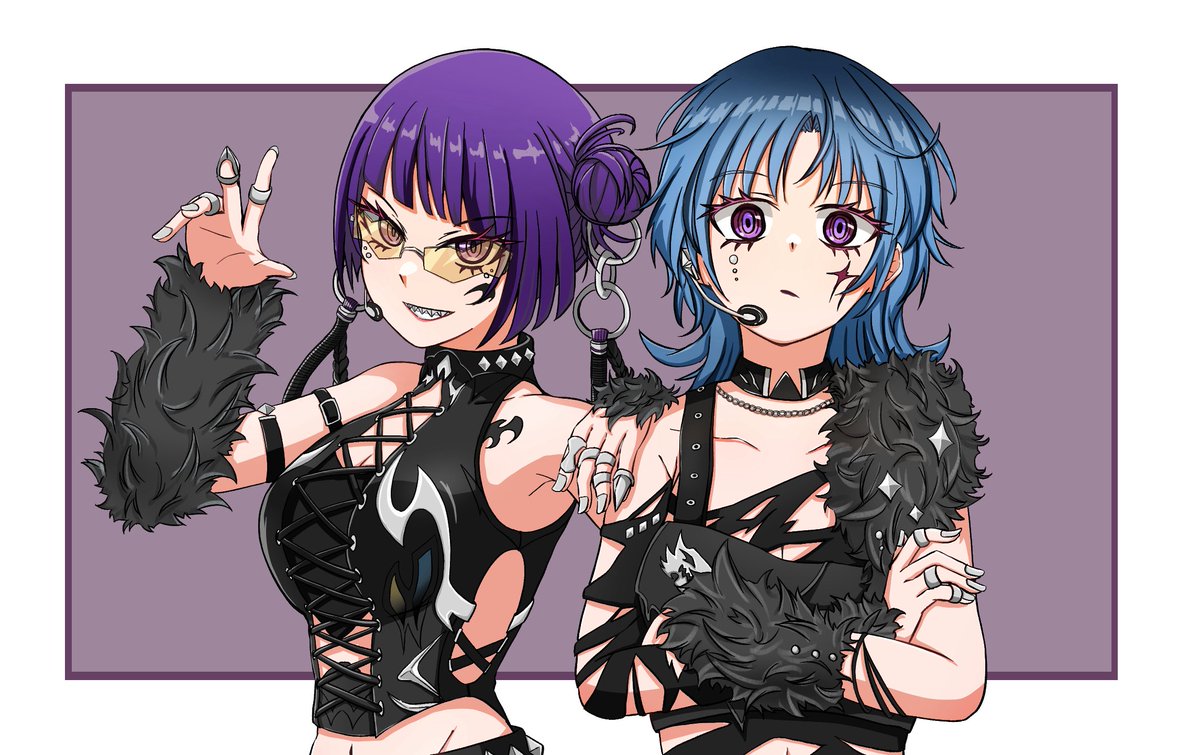 シグマ衣装の樹里摩美々描きました。
#シャニマス