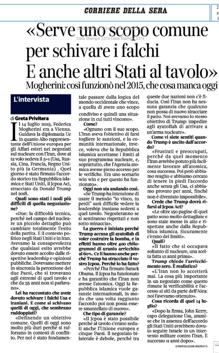 Federica Mogherini tweet media