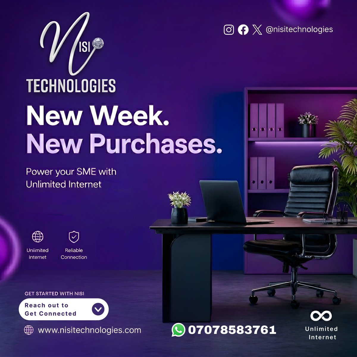 NisiSales's tweet image. Power your SME with the speed it deserves. We’re helping businesses stay connected with unlimited data.

Ready to level up? Click the link or send us a DM to get connected!

📞 07078583761
🌐 nisitechnologies.com

#deltastate #TechStartup #Connectivity #warri