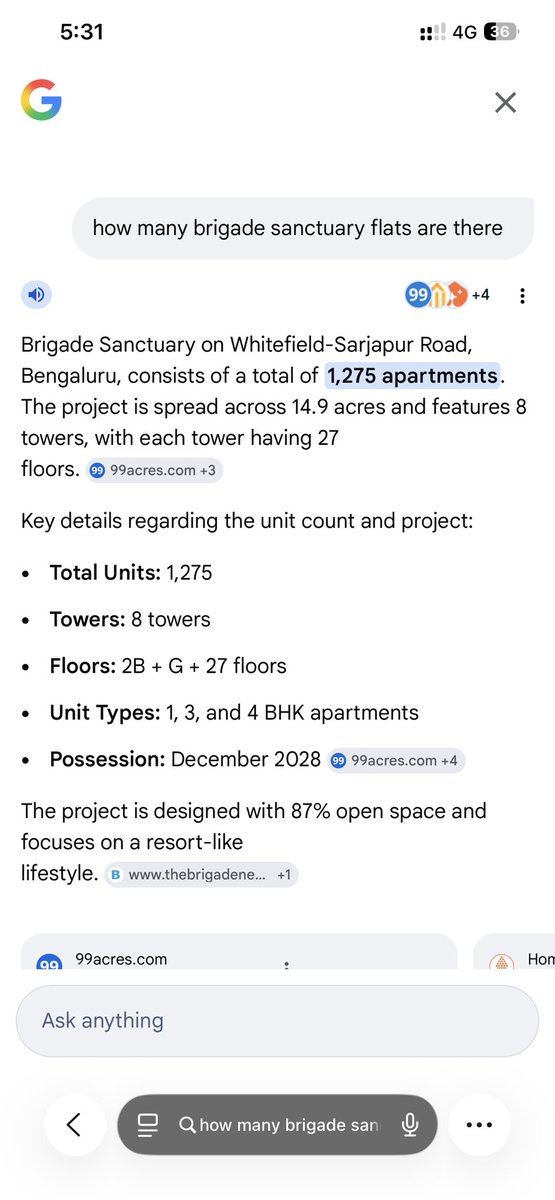 jeetbasa's tweet photo. @manas_muduli How many flats are offered in the project purely can be seen here. Supply Demand!

Plus Location in the city matters as well. If you wish to compare, compare with flats in Rajaji nagar or central locations. 

Dn Yoo is places in a more central location. Location plays vital role. https://t.co/gPCttEW2SG