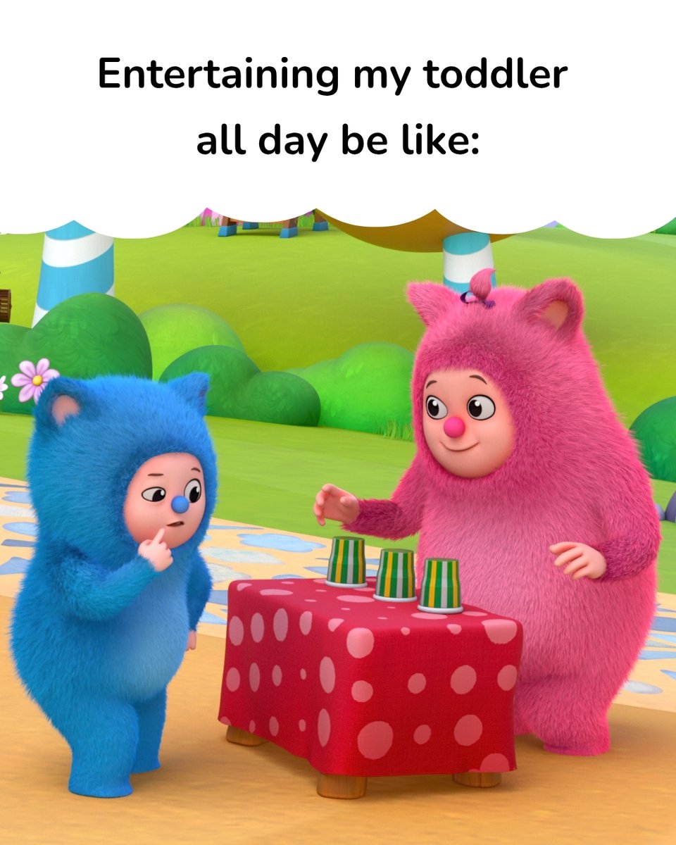BabyTVChannel's tweet image. It’s only noon… now what 😅 

#BabyTV #BillyAndBamBam #ToddlerActivities #ParentingMemes #ToddlerLife